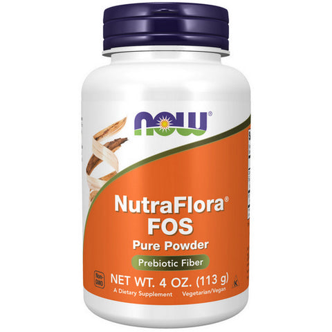 Now Foods, Nutra Flora FOS Powder Vegetarian, 4 OZ