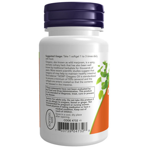 Now Foods, Oregano Oil, 90 Softgels