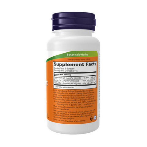 Now Foods, Peppermint Gels, 90 Sgels Now Foods