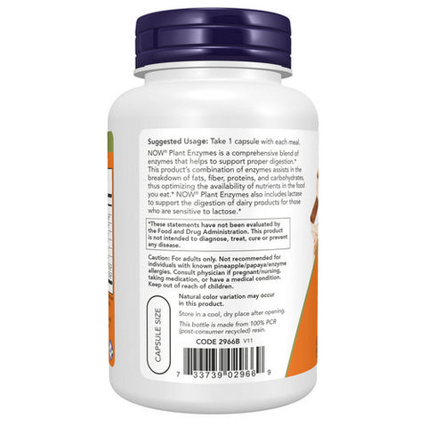 Now Foods, Plant Enzymes, 120 Vcaps