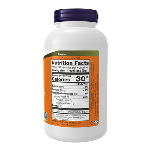 Now Foods, Psyllium Husk Powder, POWDER, 12 Oz
