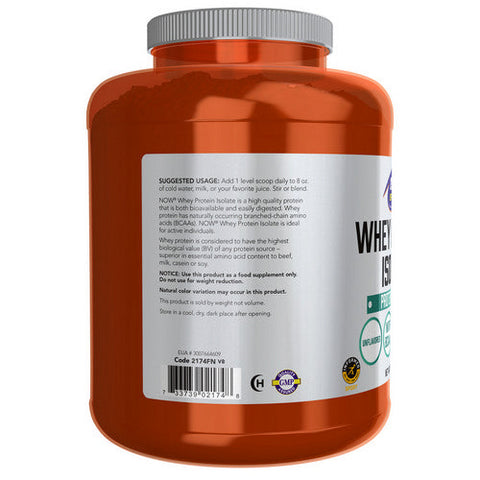 Now Foods, Whey Protein Isolate, Unflavored, 5 lbs Now Foods