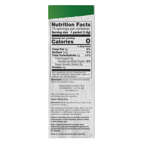 Now Foods, Xylitol Plus, 75/box