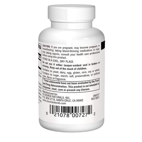 Source Naturals, Ginkgo-24 Biloba Extract, 40 MG, 60 Tabs