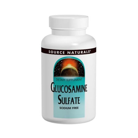 Source Naturals, Glucosamine Sulfate Sodium Free, 500 mg, 60 Tabs