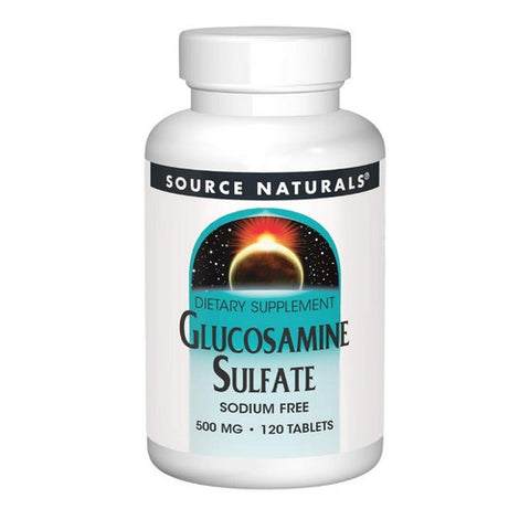 Source Naturals, Glucosamine Sulfate Sodium Free, 500 mg, 120 Tabs
