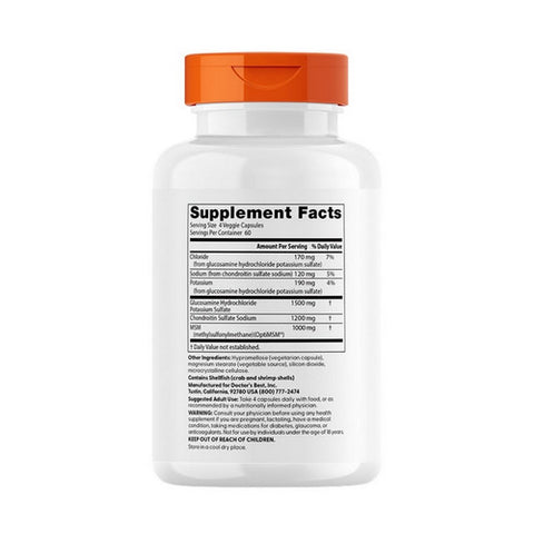 Doctors Best, Glucosamine Chondroitin MSM with OptiMSM, 240 Caps