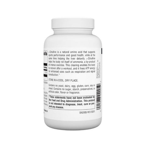Source Naturals, L-Citrulline, 500 mg, 120 Caps