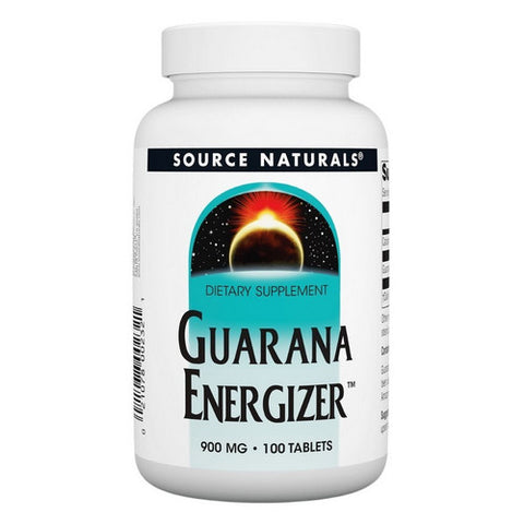 Source Naturals, Guarana Energizer, 900 MG, 100 Tabs
