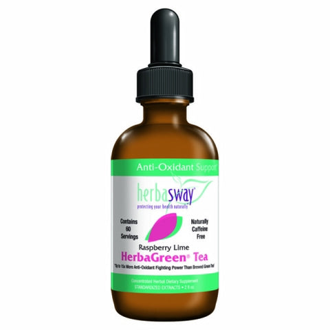 Herbasway, Herbagreen Tea - RASPBERRY LIME, 2 OZ