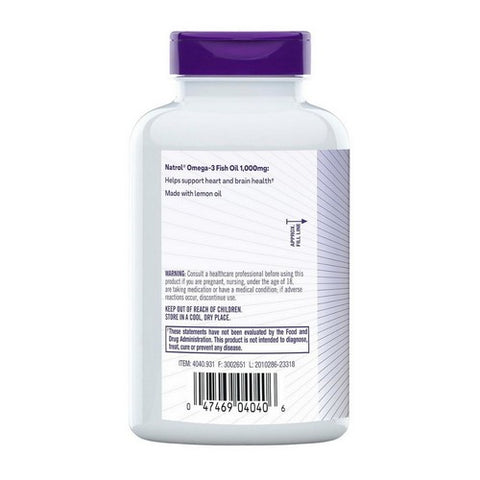 Natrol, Omega-3, 1000 MG, 150 Softgels