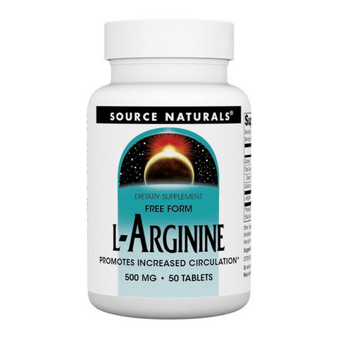 Source Naturals, L-Arginine, 50 Tabs
