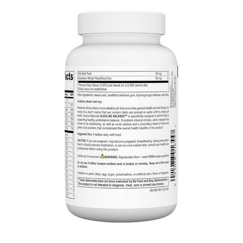 Source Naturals, Alka-balance, 60 Tabs