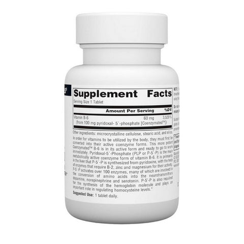 Source Naturals, Coenzymated B-6, 100 mg, 60 Tabs