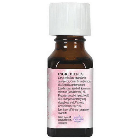 Aura Cacia, Pure Aromatherapy Oil Love Potion Jasmine And Sandalwood, Love Potion 0.5 Oz