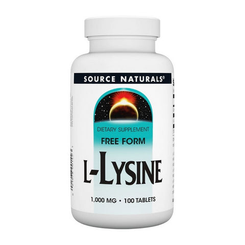 Source Naturals, L-Lysine, 1000 mg, 100 Tabs