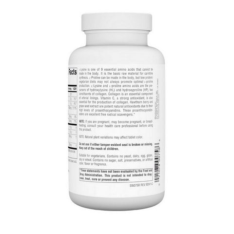 Source Naturals, Proline And Lysine, 275 mg, 120 Tabs