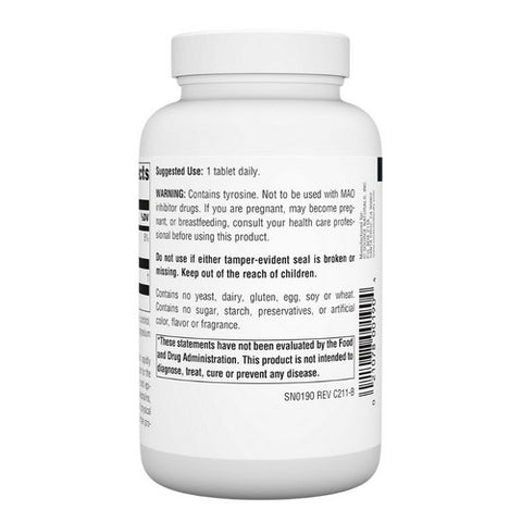 Source Naturals, L-Tyrosine, 500 MG, 100 Tabs