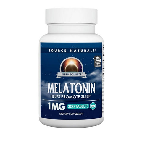 Source Naturals, Sleep Science Melatonin, 1 mg, 300 Tabs