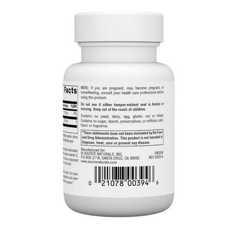 Source Naturals, Alpha-Lipoic Acid, 200 MG, 30 Tabs Source Naturals