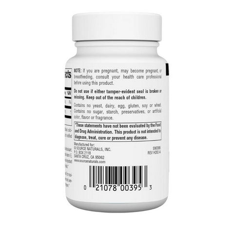 Source Naturals, Alpha-Lipoic Acid, 200 MG, 60 Tabs
