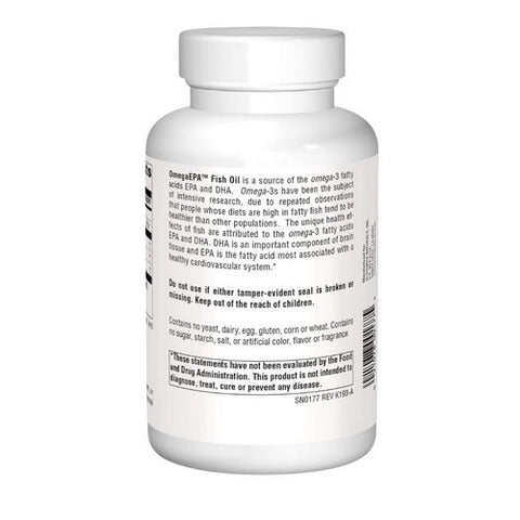 Source Naturals, Omega Epa Fish Oil, 1000 MG, 200 Softgel