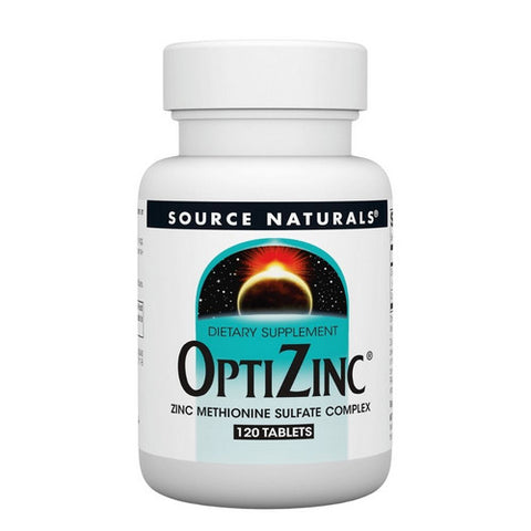 Source Naturals, OptiZinc, 30 Mg, 120 Tabs