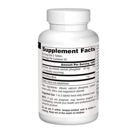 Source Naturals, Pau D&#39;arco, 500 mg, 100 Tabs