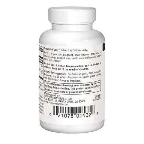Source Naturals, Pycnogenol and Grape Seed Extract, 100 30 Tabs Source Naturals