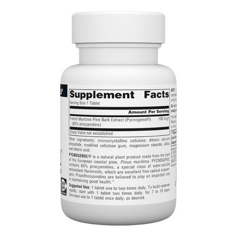 Source Naturals, Pycnogenol, 100 MG, 60 Tabs