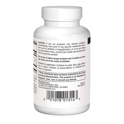 Source Naturals, D-Ribose, 1000 mg, 30 Tabs