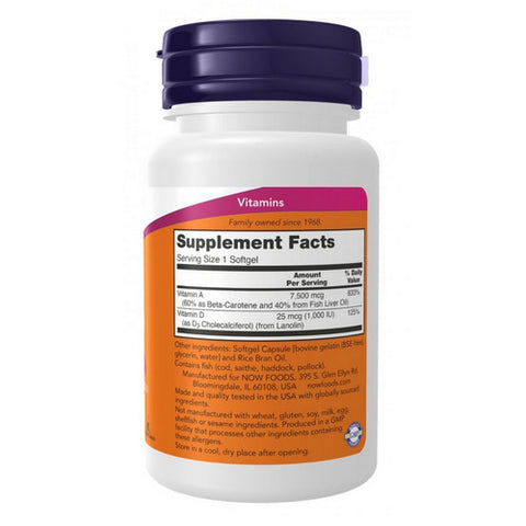 Now Foods, Ultra A & D3, 100 Softgels