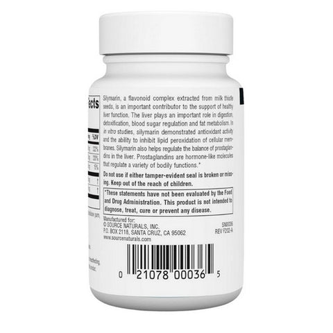 Source Naturals, Silymarin Plus, 60 Tabs