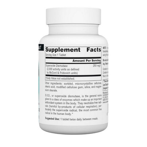 Source Naturals, Sod 2000 Units, 90 Tabs