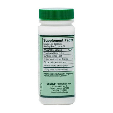 Essiac International, Herbal Supplement, 500mg, 60 vegicaps Essiac International
