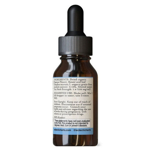 Eclectic Herb, Passion Flower, 1000 mg, 1 Oz with Alcohol