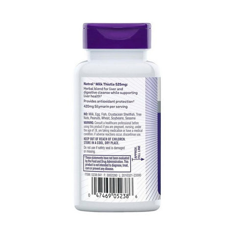 Natrol, Milk Thistle Advantage, 60 Tabs