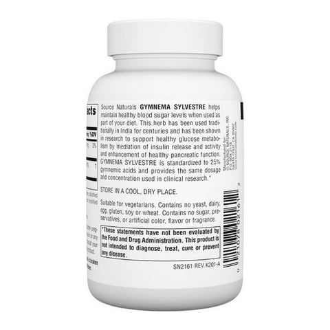 Source Naturals, Gymnema Sylvestre, 450 Mg, 120 tabs