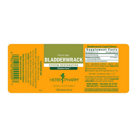 Herb Pharm, Bladderwrack Extract, 1 OZ