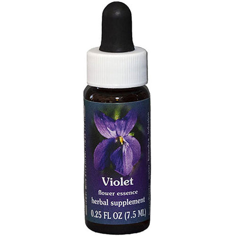 Flower Essence Services, Violet Dropper, 0.25 oz