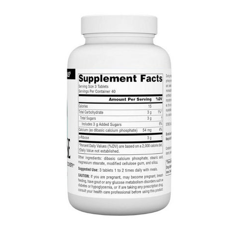 Source Naturals, D-Ribose, 1000 mg, 120 Tabs