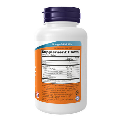 Now Foods, Neptune Krill Oil, 1000 mg, 60 Softgels