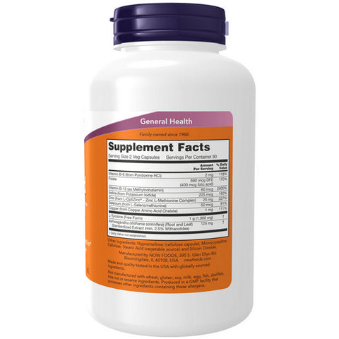 Now Foods, Thyroid Energy, 180 Vcaps