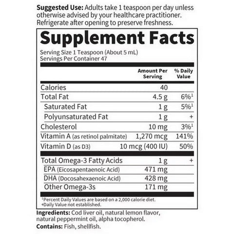 Garden of Life, Olde World Cod Liver Oil, 8 oz