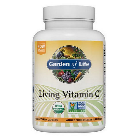 Garden of Life, Living Vitamin C Antioxidant Blend, Vitamin C 60 Caplets