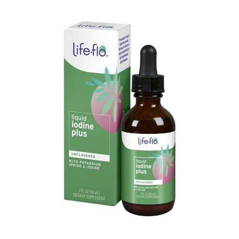 Life-Flo, Liquid Iodine Plus With Potassium Iodide And Iodine Unflavoured, 2 oz