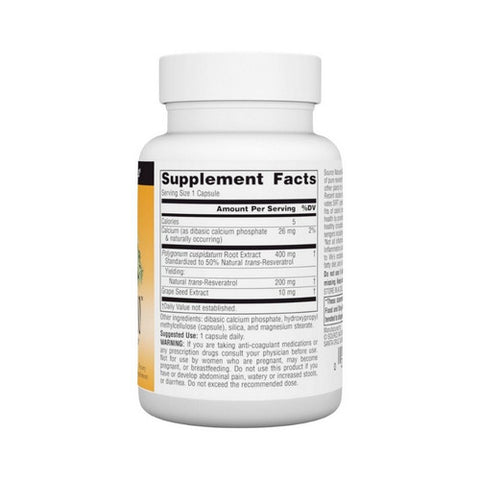 Source Naturals, Resveratrol, 200 mg, 60 Vcaps