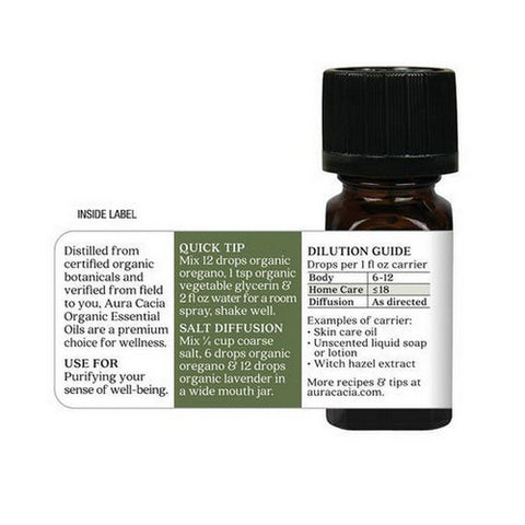 Aura Cacia, Essential Oil, Oregano 0.25 oz