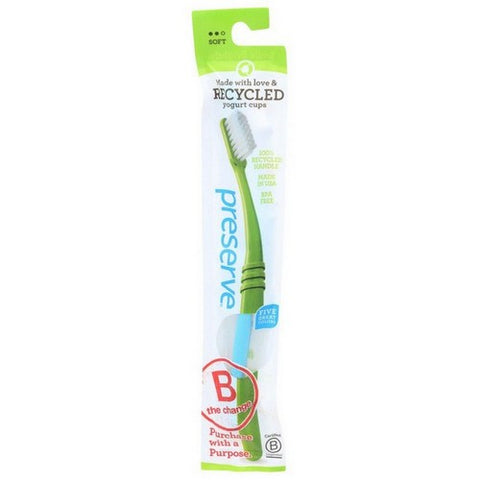 Preserve, Adult Toothbrush Soft, 1 Each (Case Of 6)