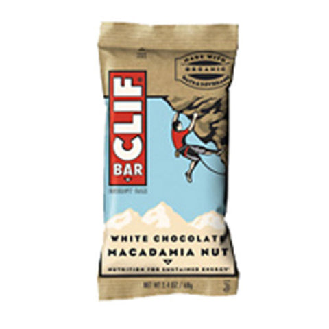 Clif Bar, Organic White Chocolate Macadamia Nut, 2.4 Oz(Case Of 12)